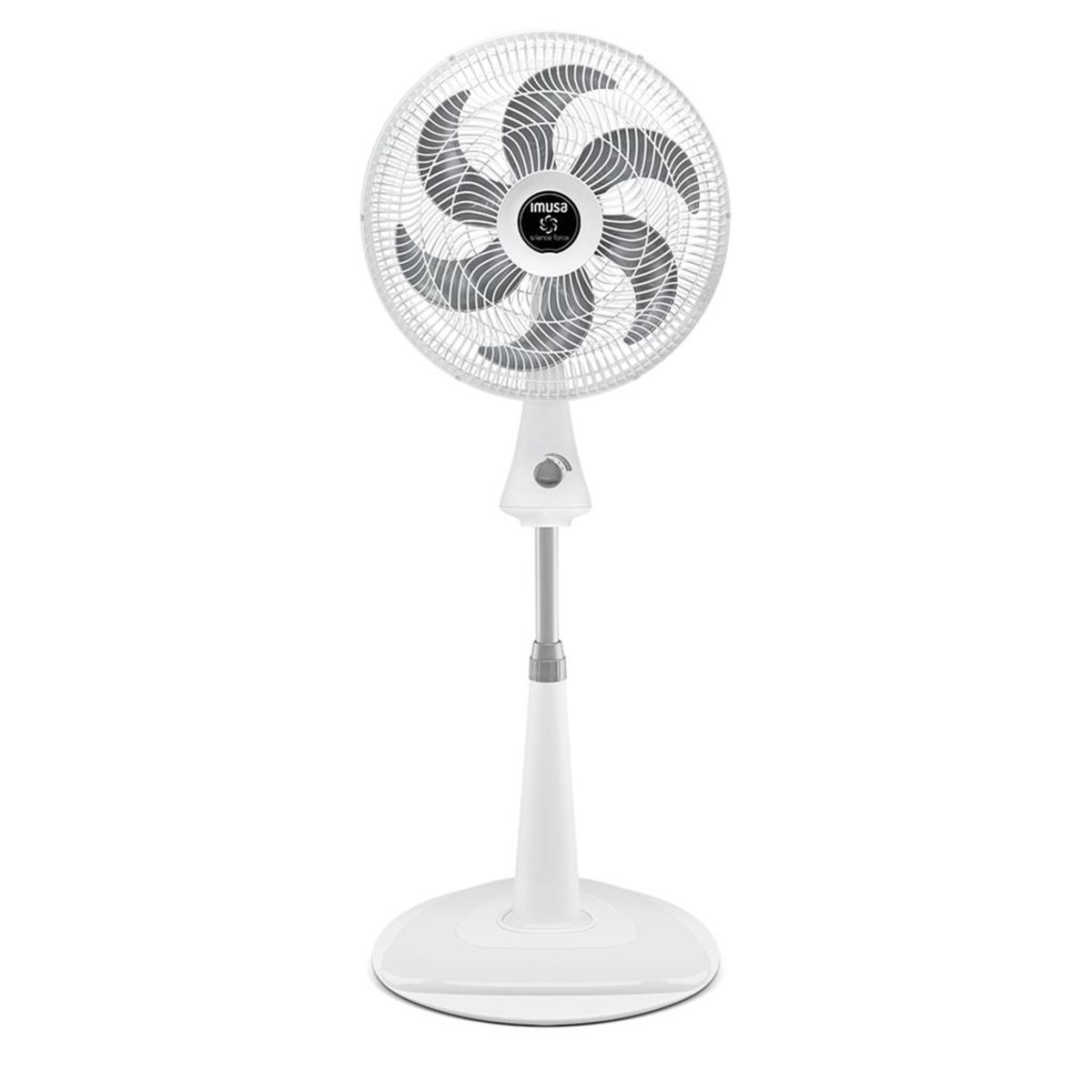 IMUSA - Ventilador Silence Force Stand de Color Blanco 45.72 cm
