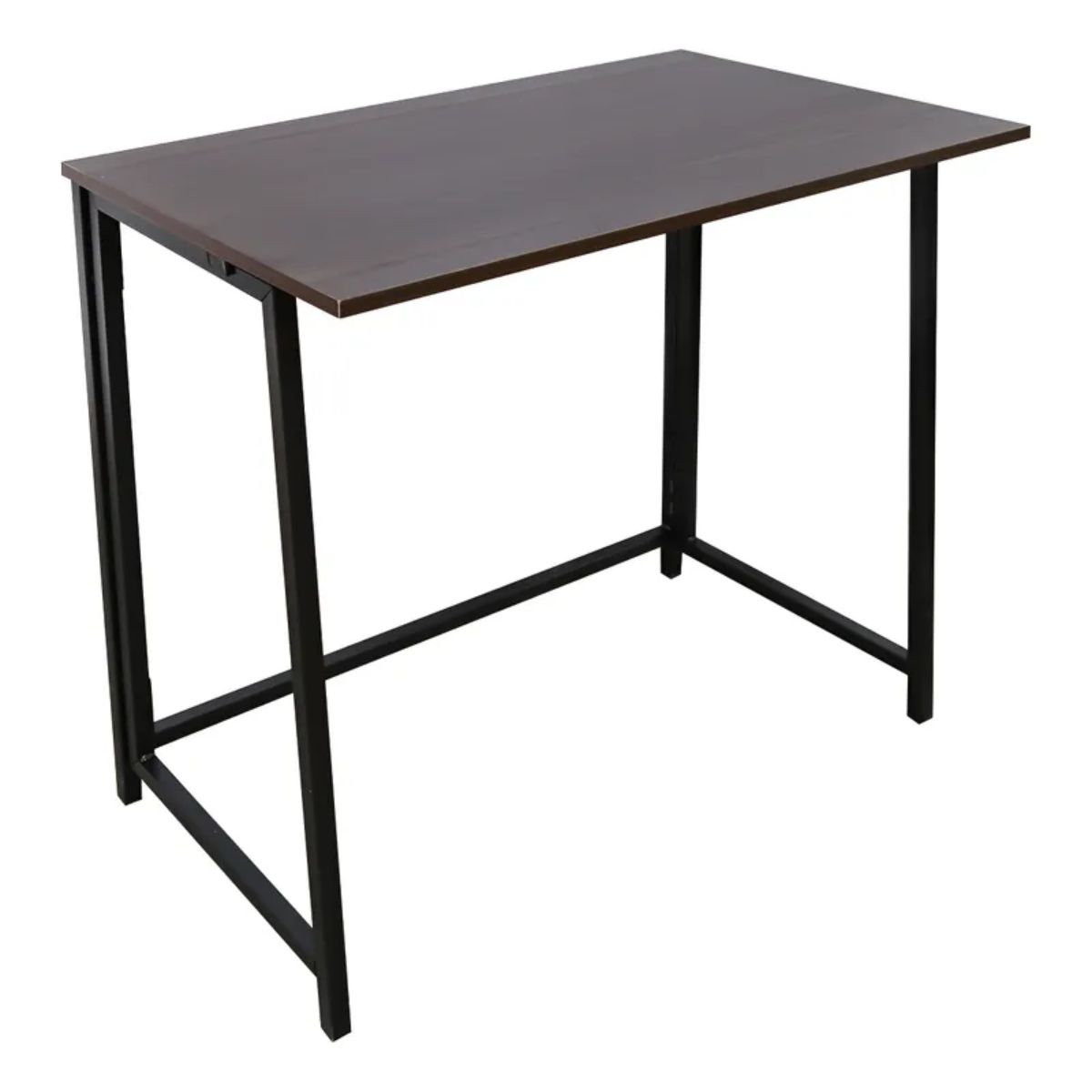 GENERICO - Escritorio Plegable Top Living Wengué Compacto Industrial Color Marrón