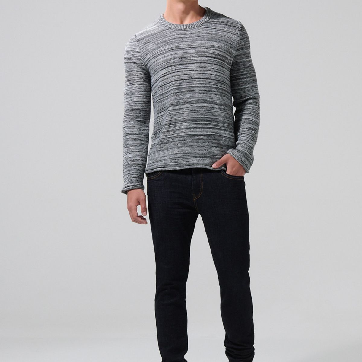 KOAJ - KOAJ Jean skinny ajustado azul intenso tiro bajo con bolsill Hombre