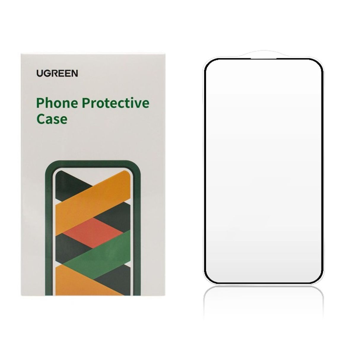 UGREEN - Kit Combo Estuche Case Ugreen Para iPhone 17 Pro Max + Vidrio Templado  - Transparente