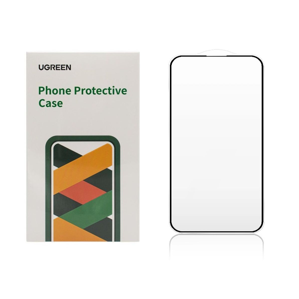 UGREEN - Kit Combo Estuche Case Ugreen Para iPhone 17 Pro Max + Vidrio Templado  - Transparente