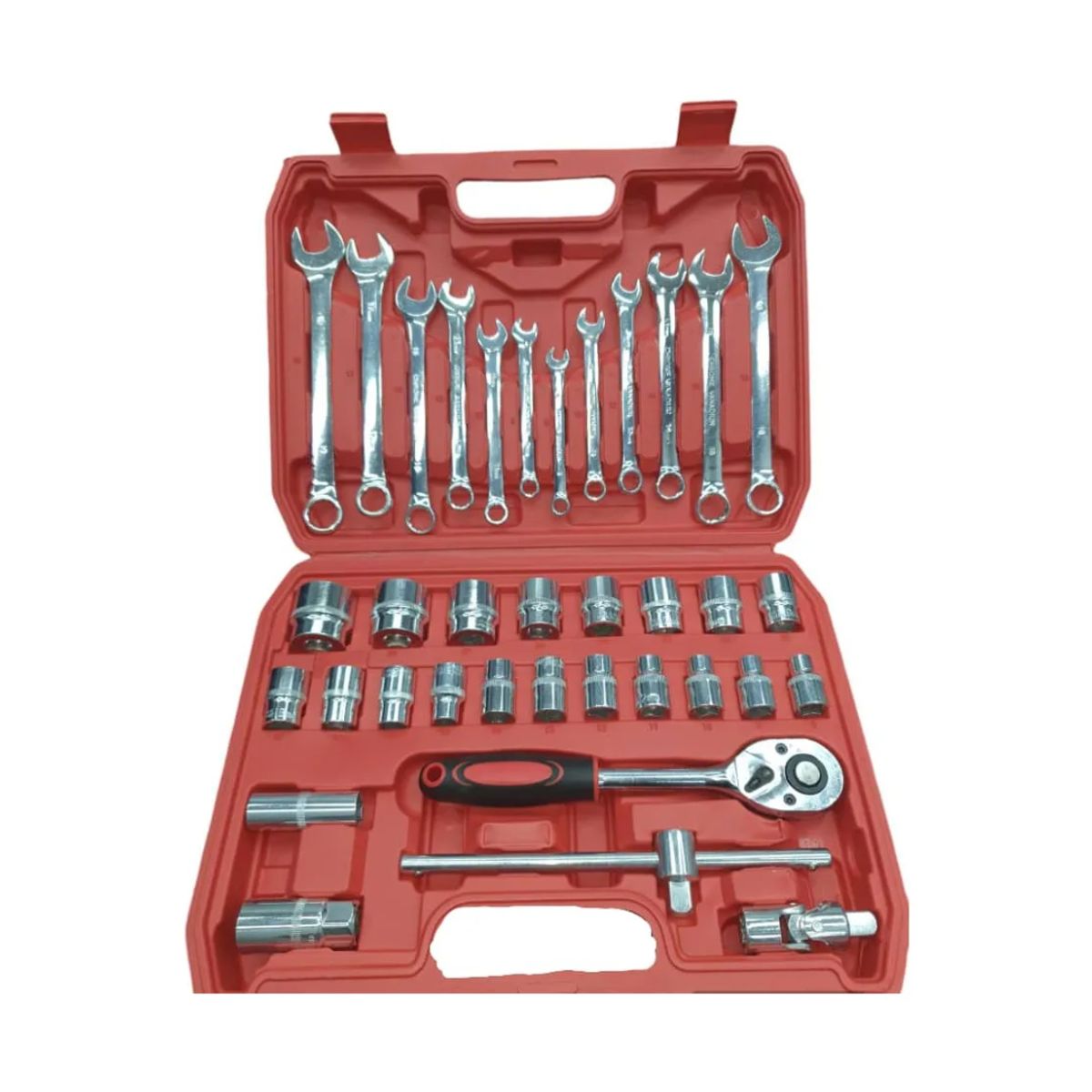 GENERICO - Juego De Herramientas 37 Piezas Con Dados Y Llaves 1/2"