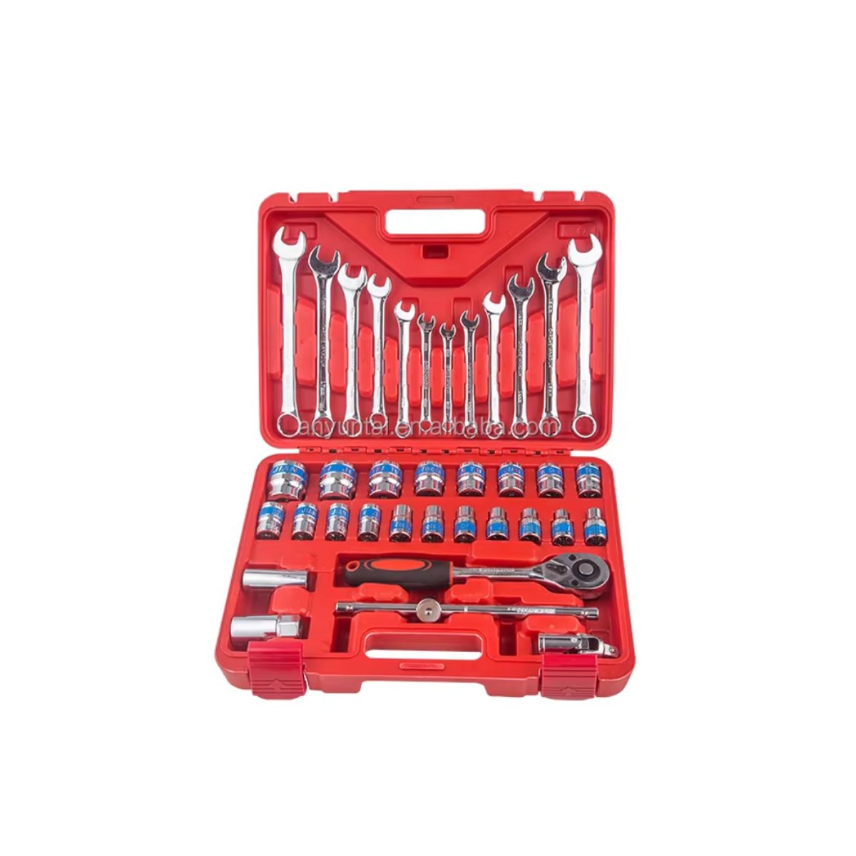 GENERICO - Juego De Herramientas 37 Piezas Con Dados Y Llaves 1/2"