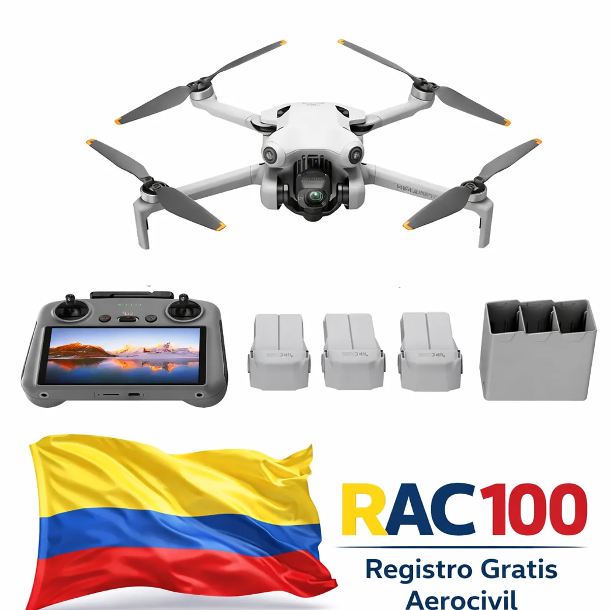 DJI - DRONE DJI MINI 4 PRO FLY MORE COMBO RC2