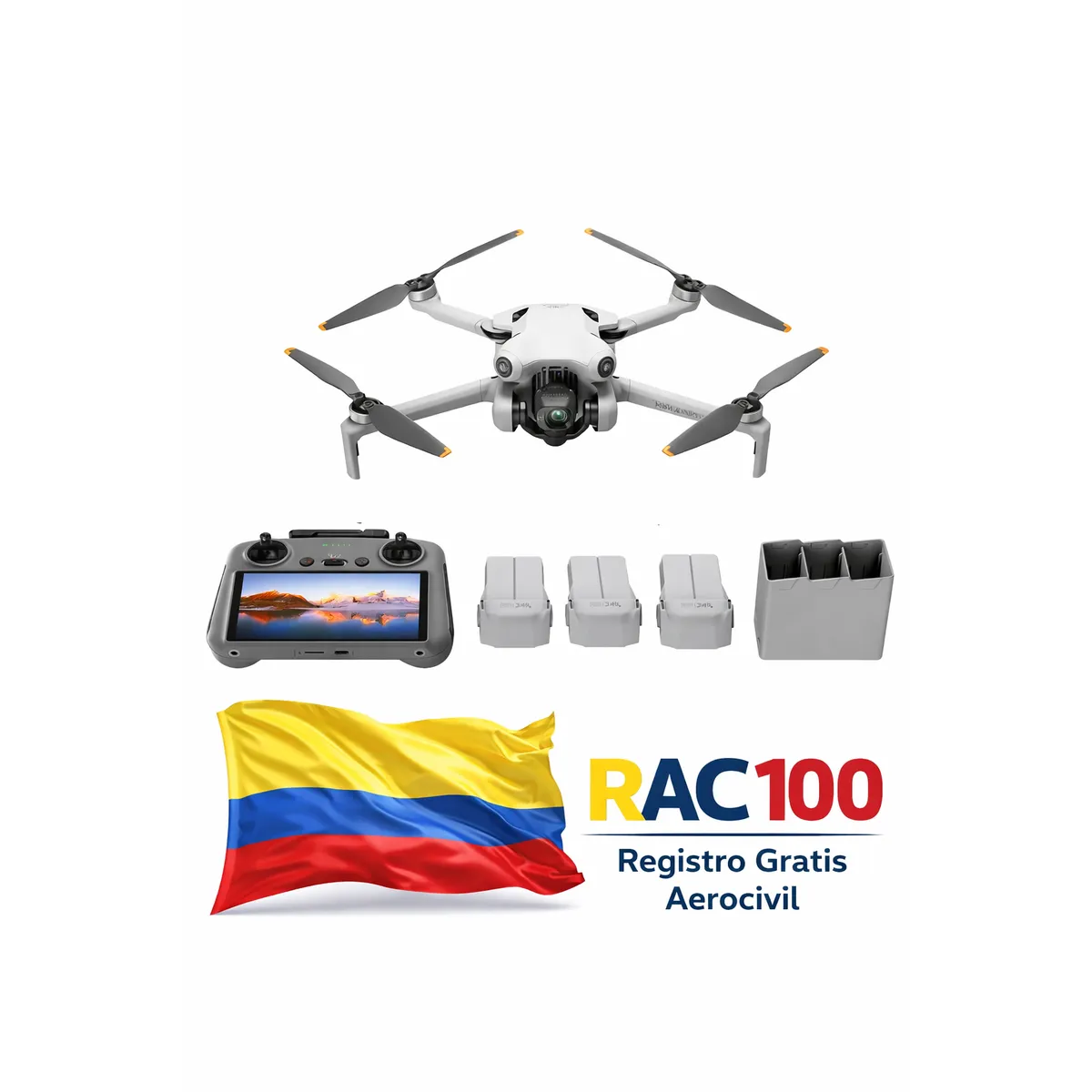 DJI - DRONE DJI MINI 4 PRO FLY MORE COMBO RC2