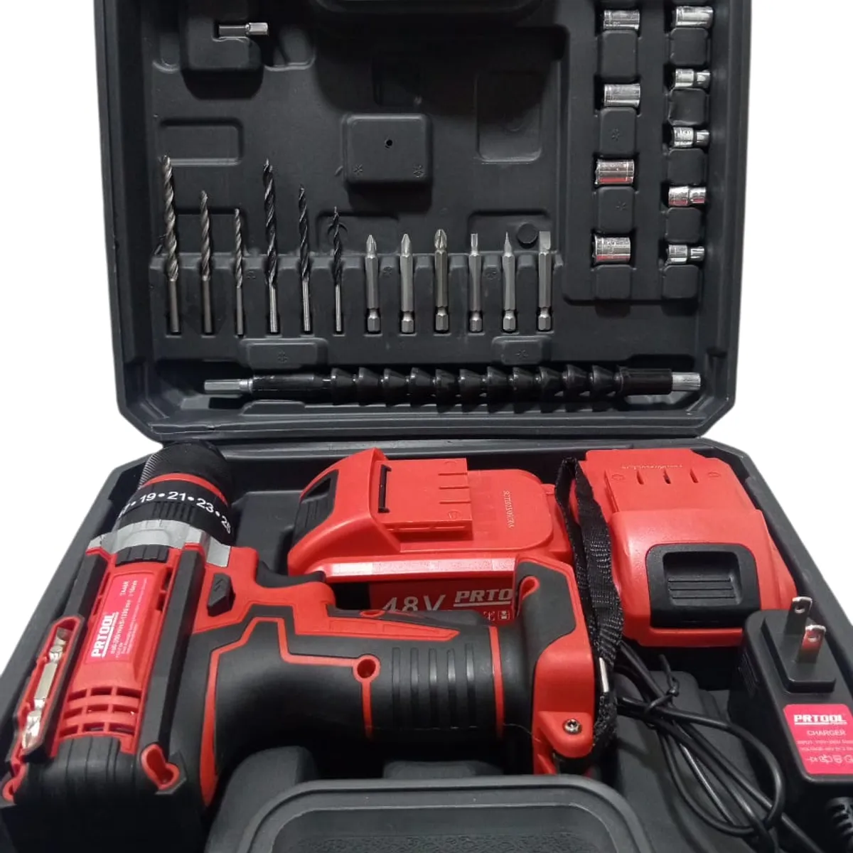 GENERICO - Taladro inalámbrico 48v Doble Batería Mas Accesorios