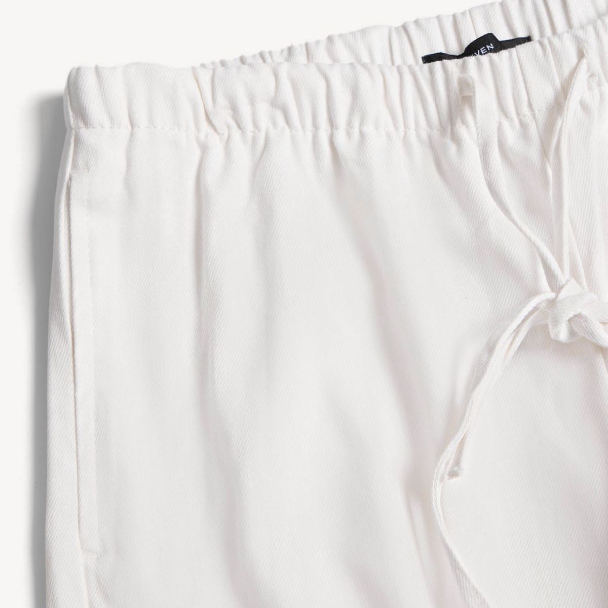 SEVEN SEVEN - Pantalón De Silueta Amplia Con Cordón  Para Mujer Blanco Seven Seven