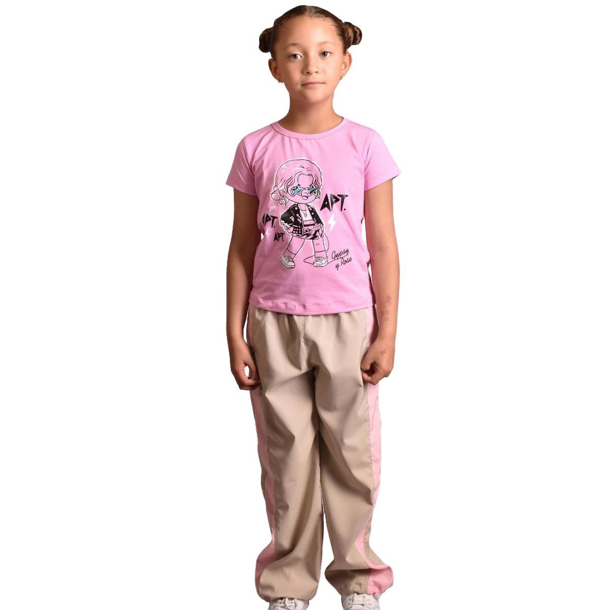 BIGBOYS - Camiseta Rose Apt Rosa Bebe Niña