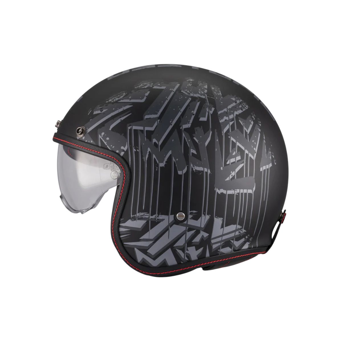 MT HELMETS - Casco Jet MT Le Mans 2 SV S Dystopic B12 Gris Mate