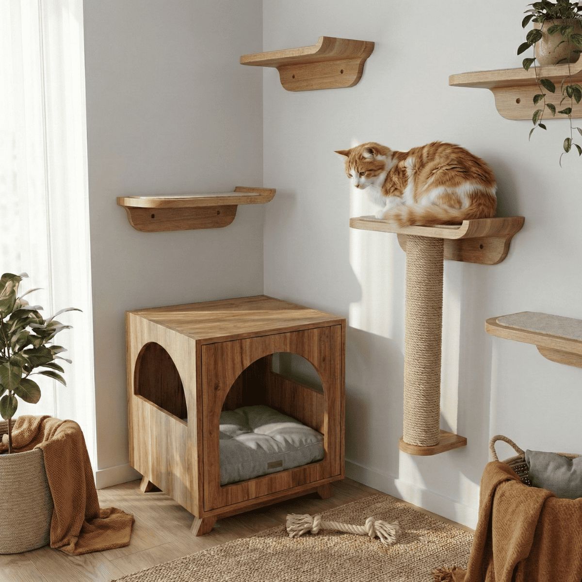 LEGNO COLOMBIA - Casa para Gato Cubotto Legno Colombia