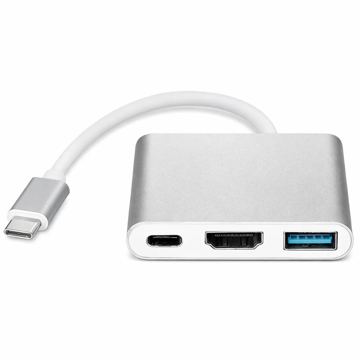 GENERICO - Adaptador Tipo C A Hdmi  Usb  Tipo C para MacBook Pc y celular