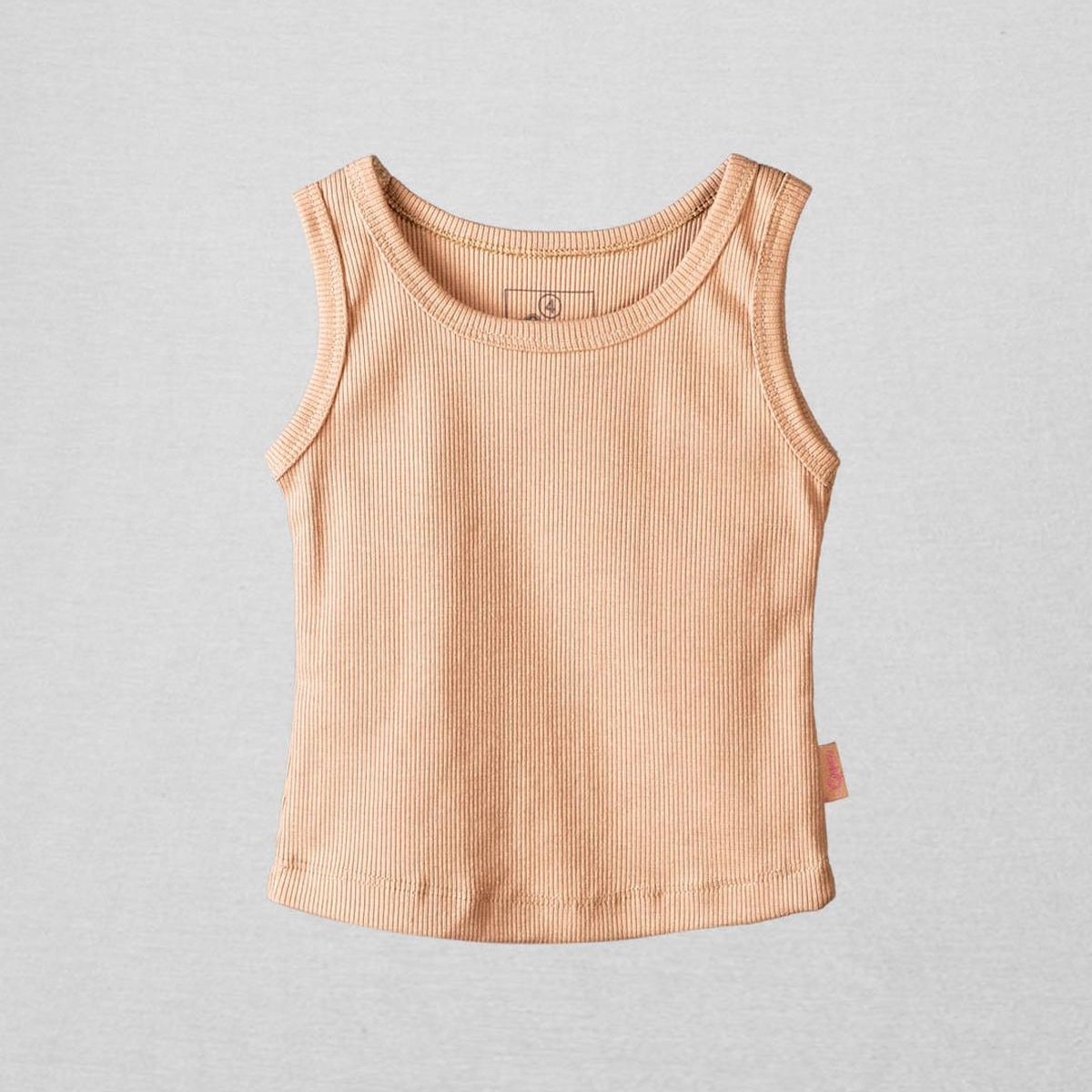 BIGBOYS - Crop Basic Esqueleto Beige Bebé Niña