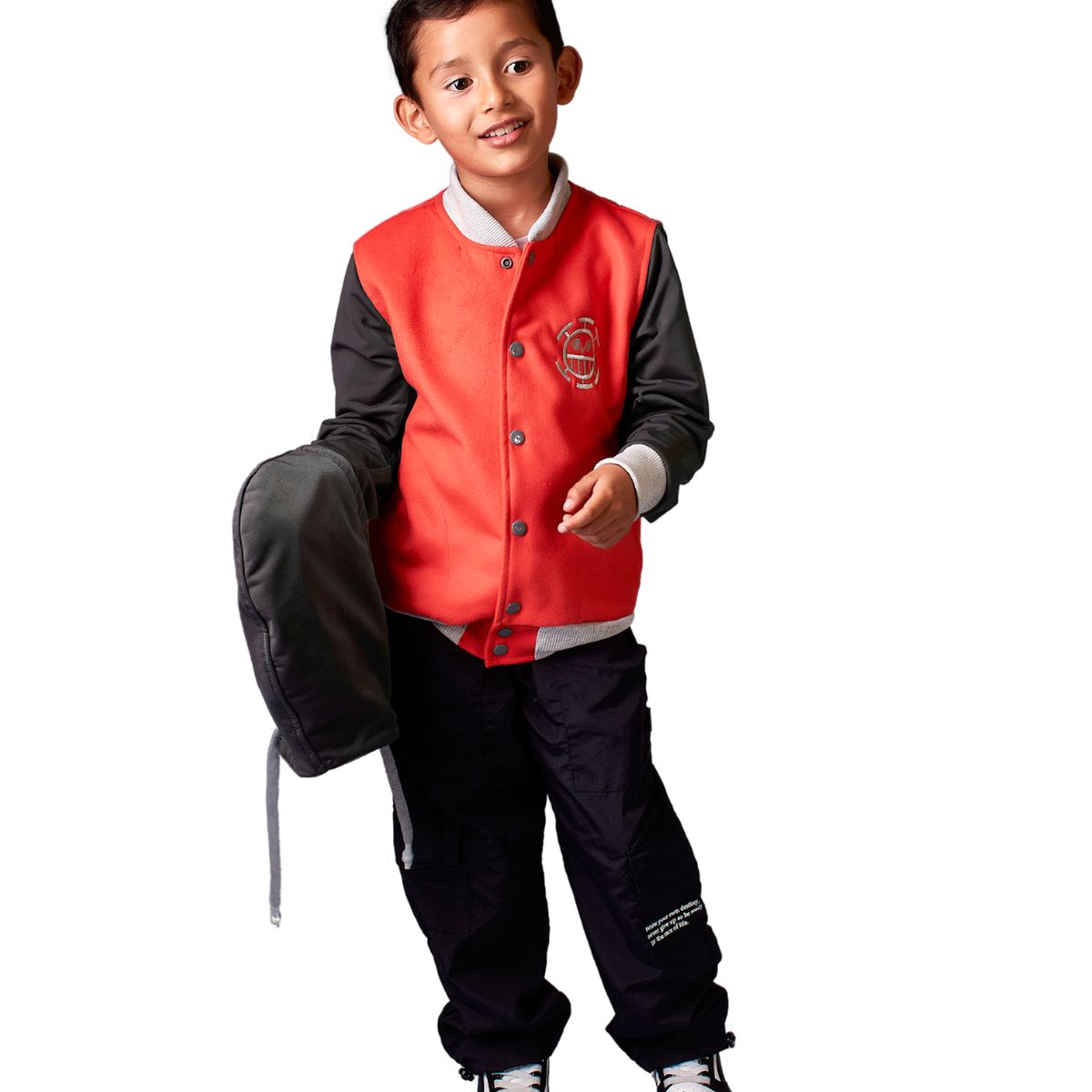 BIGBOYS - Beisbolera Capota Naranja Bebé Niño Talla 2