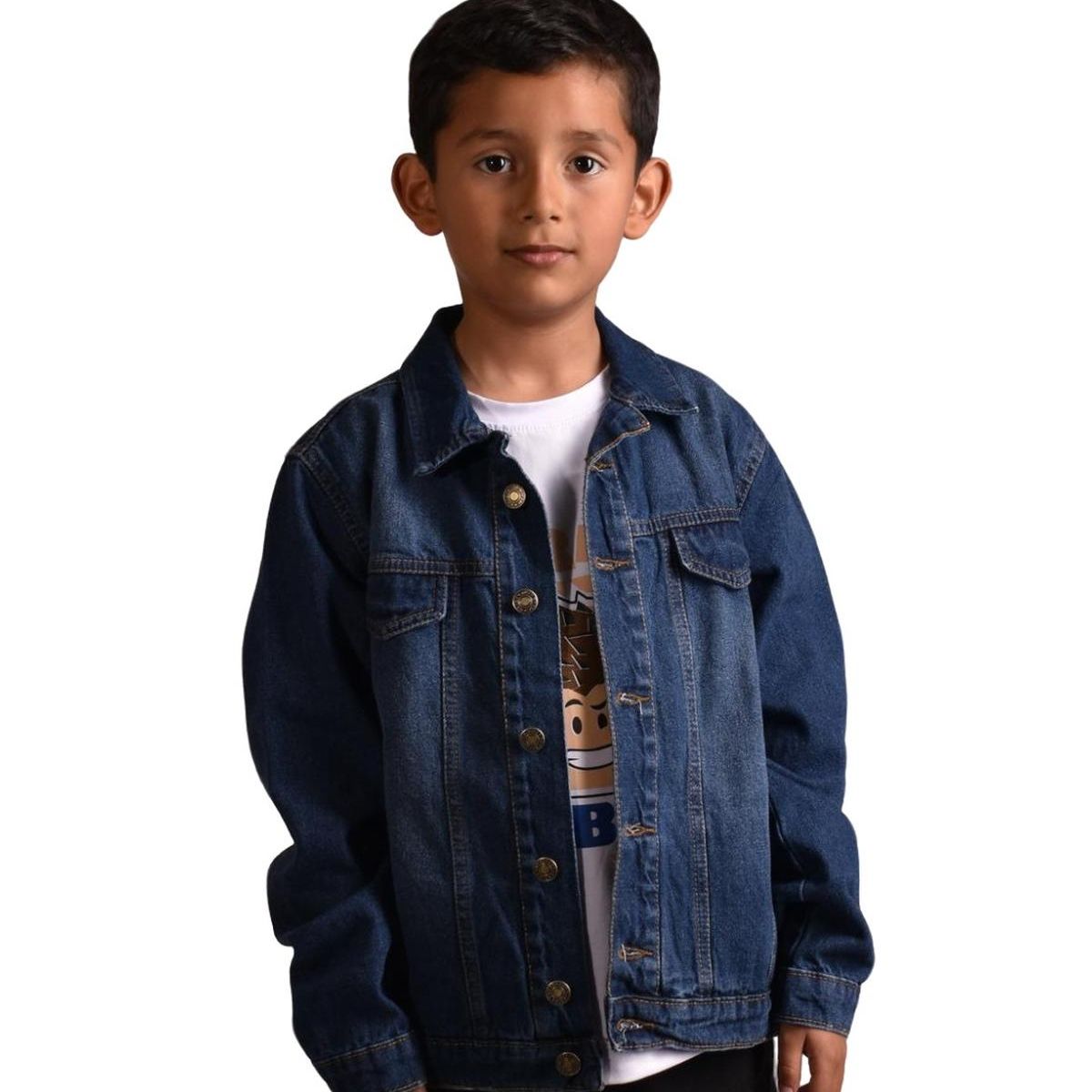 BIGBOYS - Chaqueta Jean Azul Medio Niño