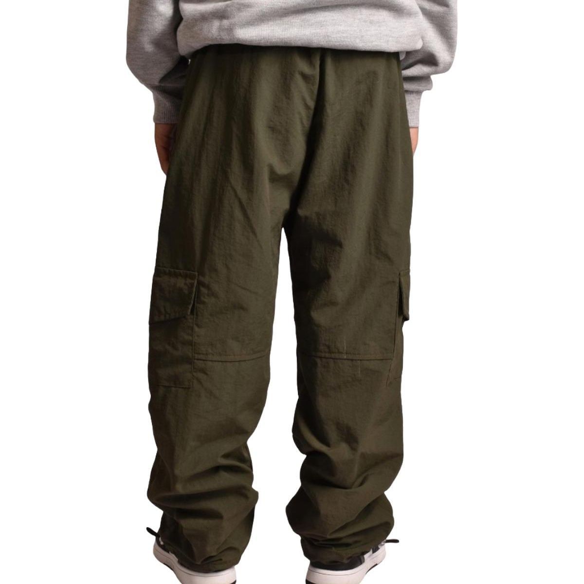 BIGBOYS - Pantalón Parachute Verde Bebé Niño