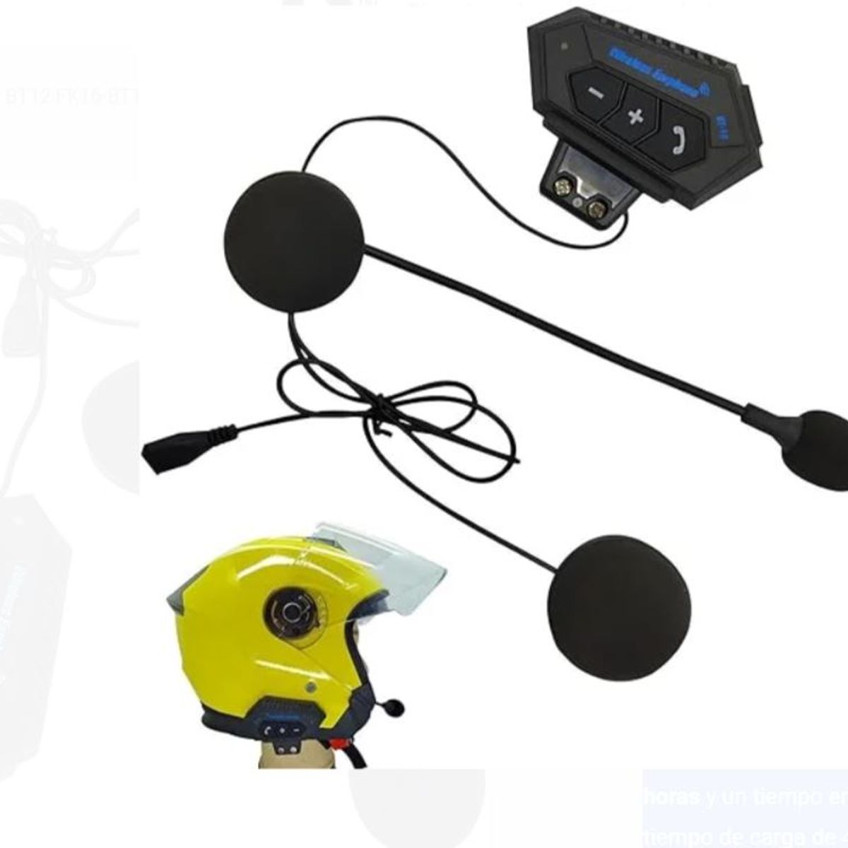 GENERICO - Intercomunicador Bluetooth para Casco