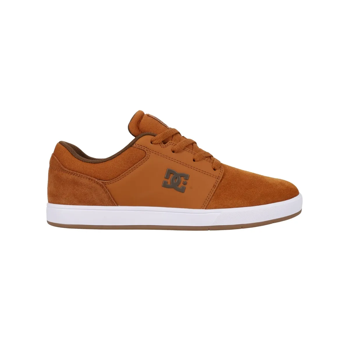 DC SHOES - Tenis DC Shoes Crisis 2 para hombre color marrón y blanco