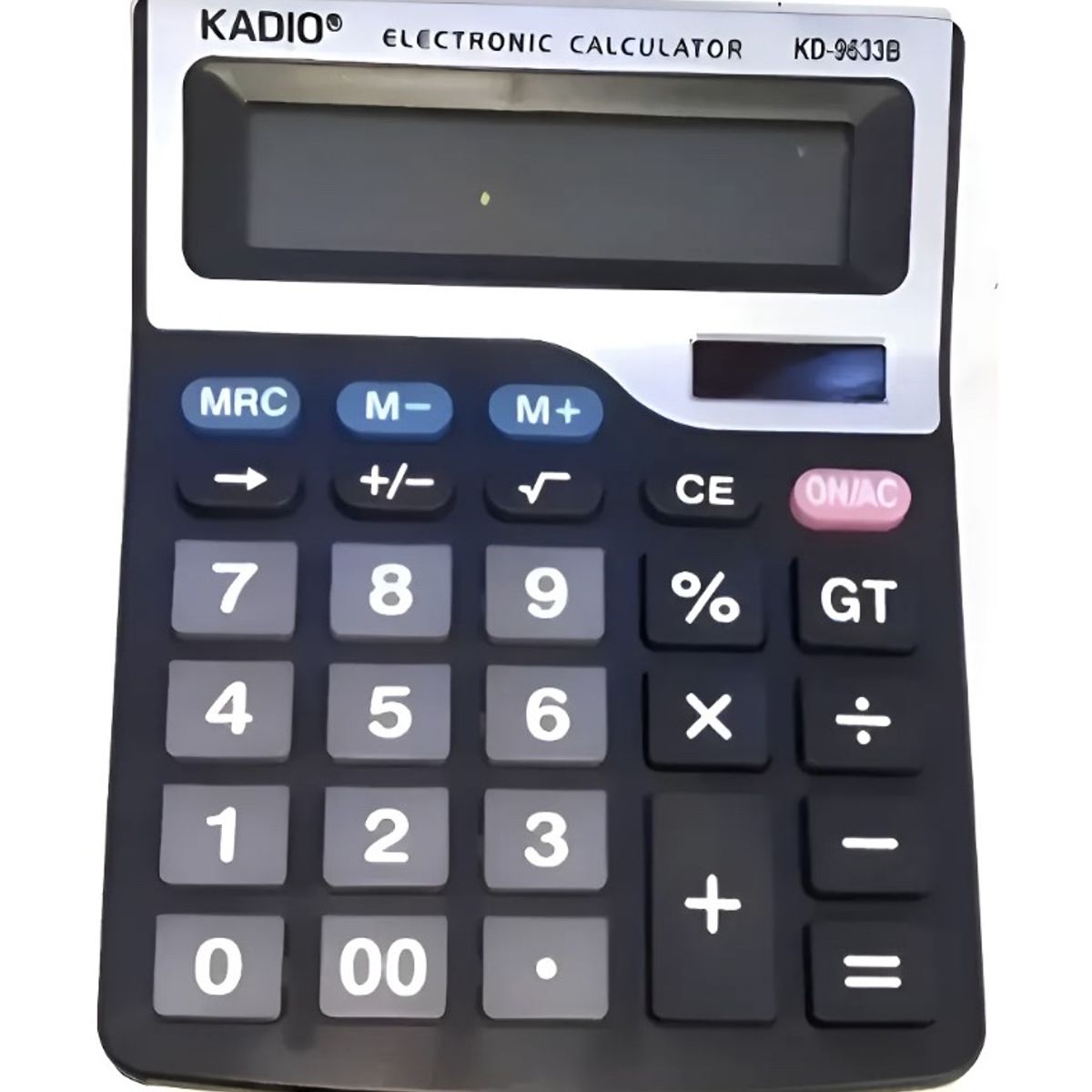 KADIO - Calculadora 12 Dígitos Kadio Grande Color Negro Kd-9633b Negro