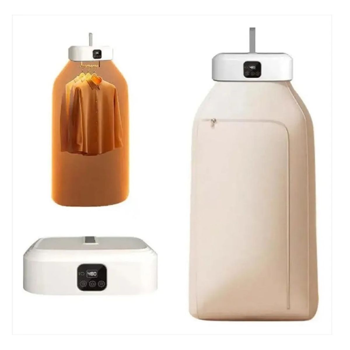 GENERICO - Secadora de Ropa Portatil Plegable Compacta con Aire Caliente