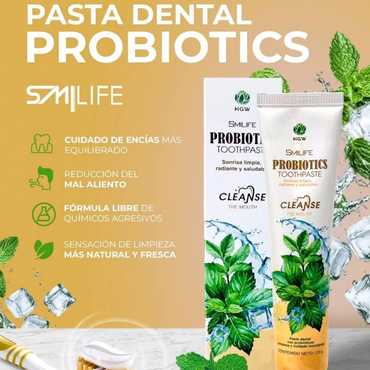 GENERICO - Pasta Dental Probioticos de HGW Smilife