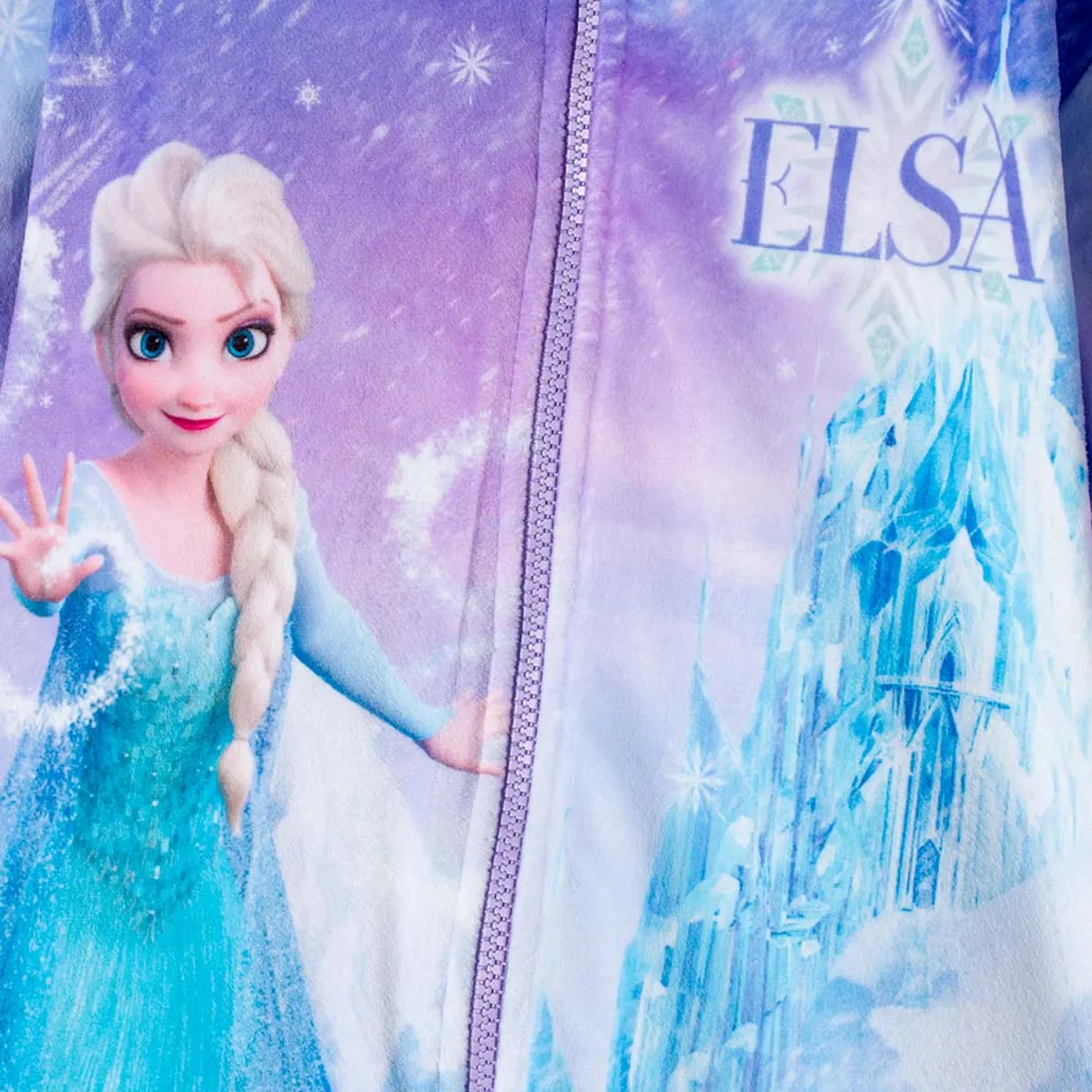 DISNEY - Chaqueta de Frozen con cierre lila para niña