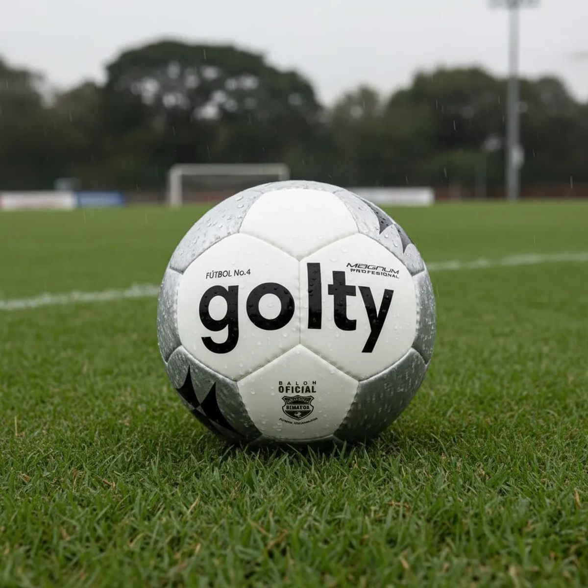 GOLTY - Balón Fútbol Prof Golty Magnum #4 Cesped Natural, Sintetico