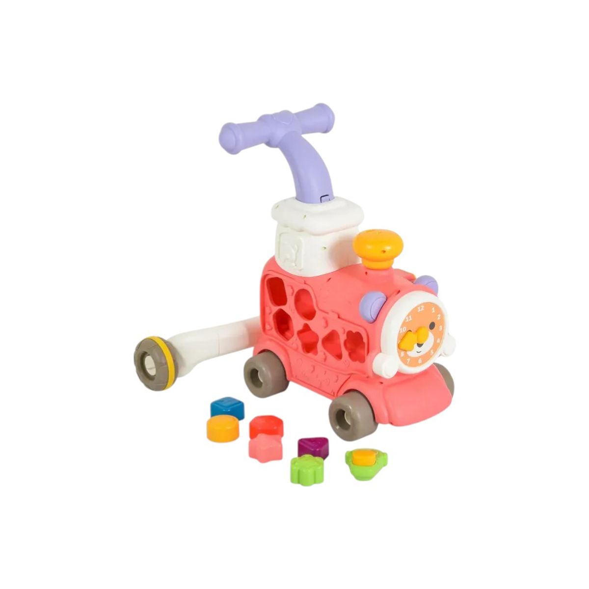 KIDSHOP - Andadera Caminador Tren De Empuje 5 En 1 Fg-01 ROSA