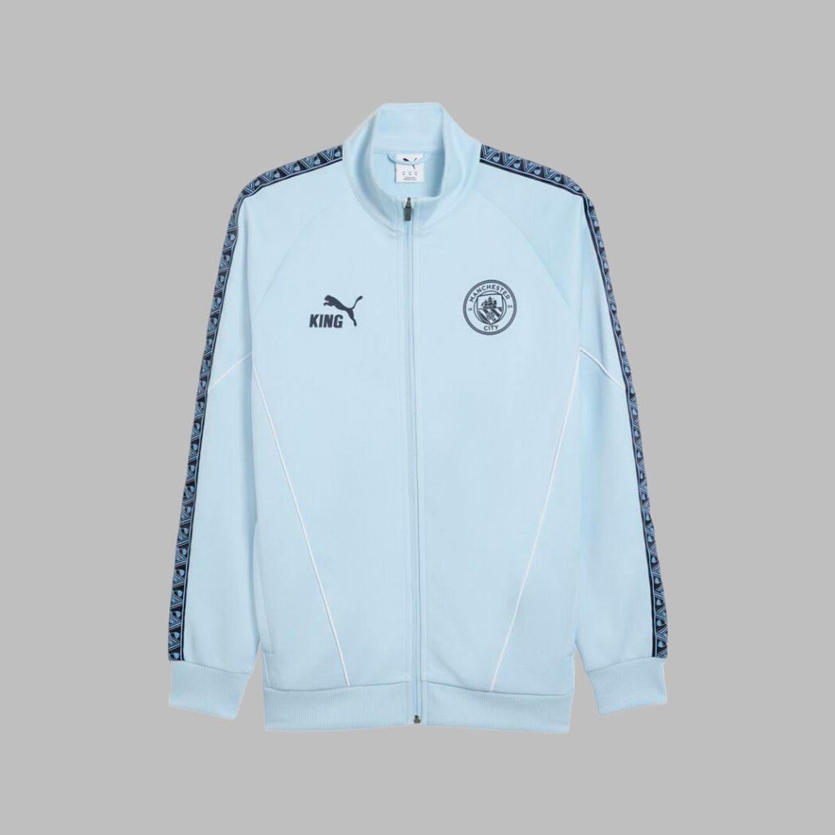 PUMA - Chaqueta Puma Hombre KING Anthem del Manchester City - Azul