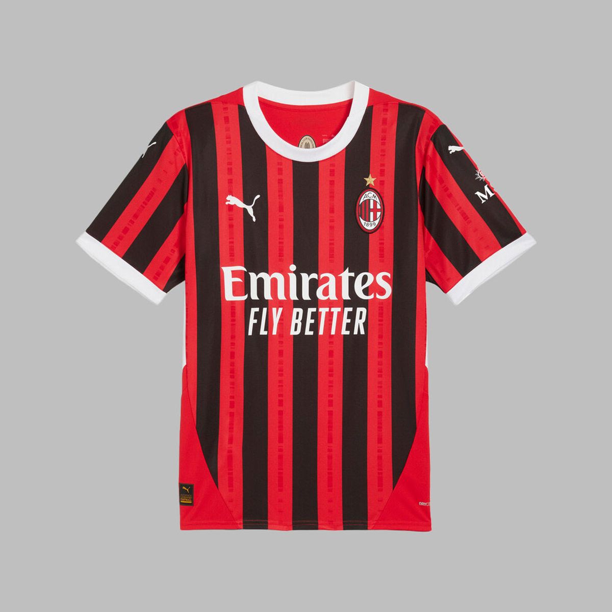 PUMA - Camiseta Puma Hombre Ac Milan Home 24/25- Rojo-Negro