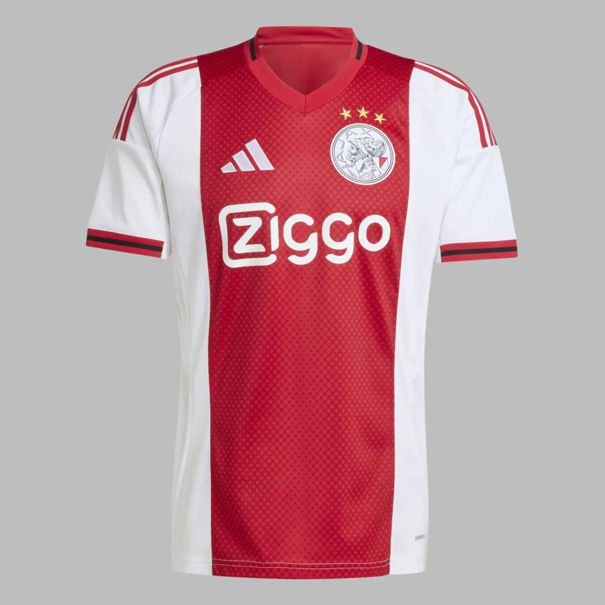 ADIDAS - Camiseta Adidas Performance Hombre Local Ajax Amsterdam 25 - Rojo - Blanco - Fútbol - Uso casual y entrenamiento