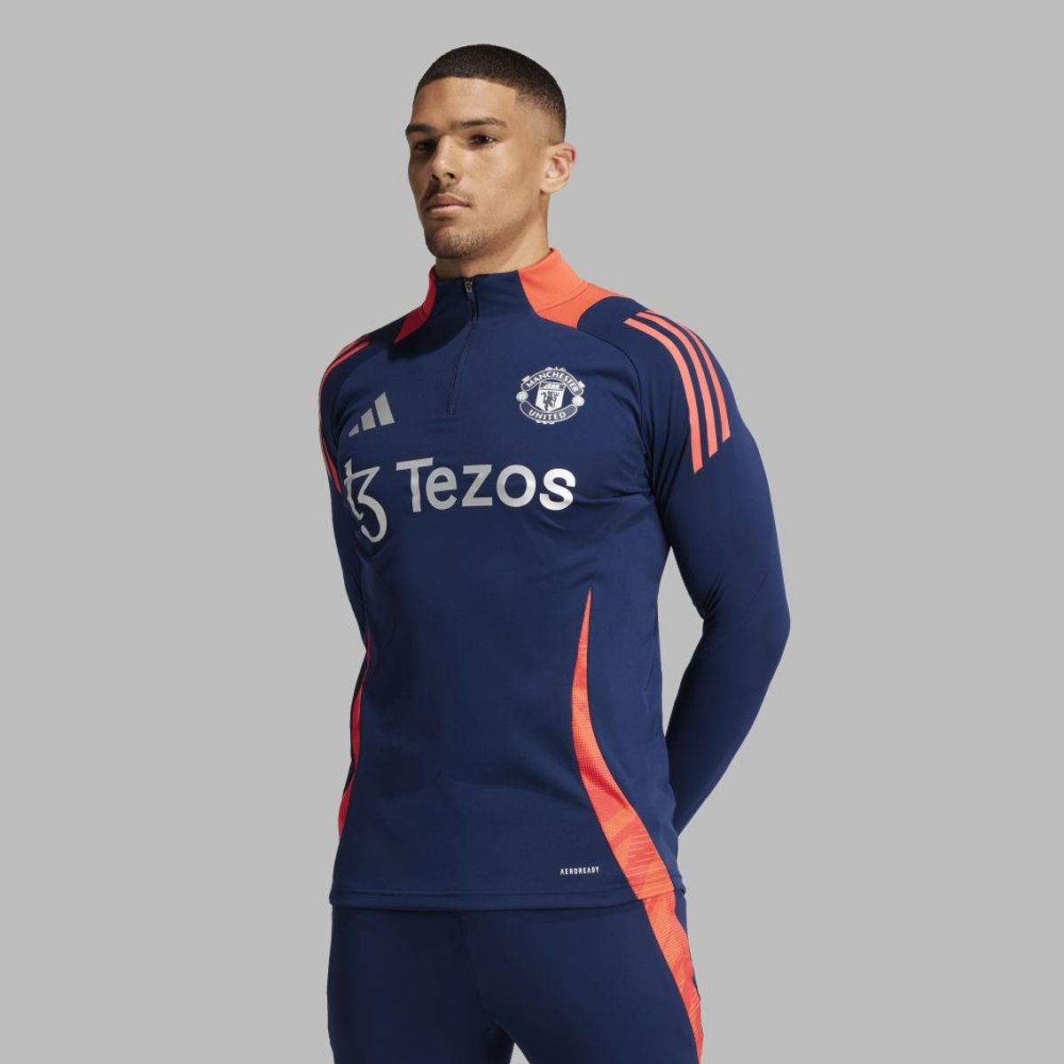 ADIDAS - Buzo adidas Hombre Training Manchester United Tiro 24 - Azul