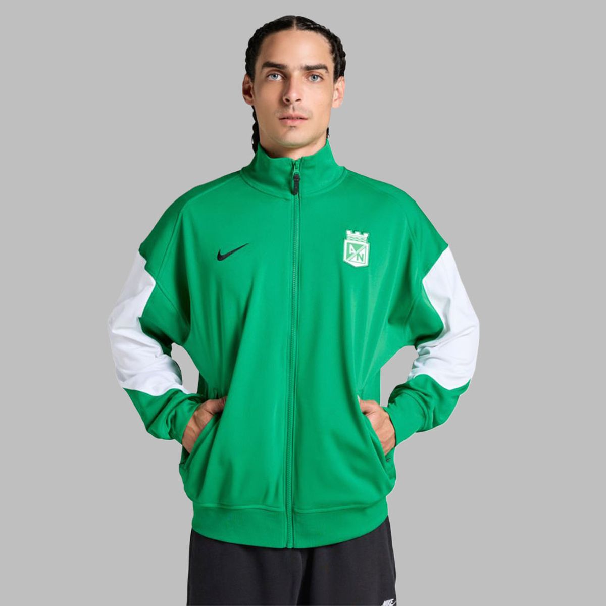 NIKE - Chaqueta Nike Hombre Anthem Atlético Nacional-Verde-Blanco