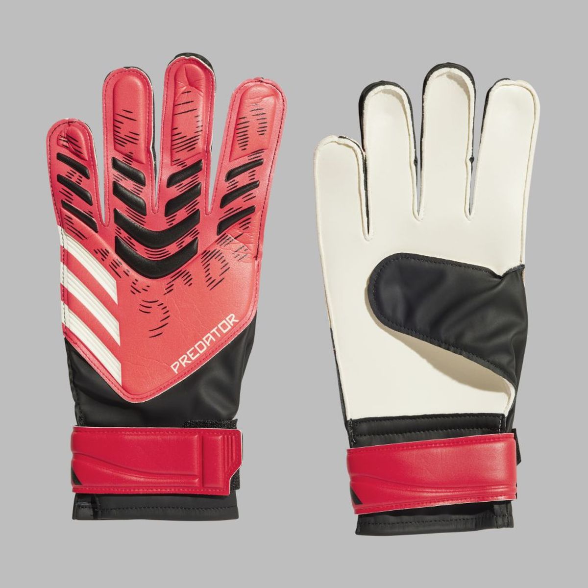 ADIDAS - Guantes adidas Unisex Predator GL TRN-Rojo-Negro