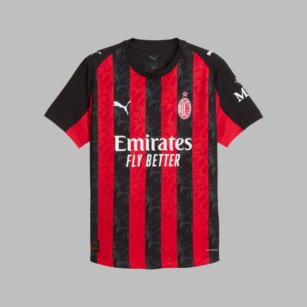 PUMA - Camiseta Puma Hombre Ac Milan 25/26 Local -Rojo