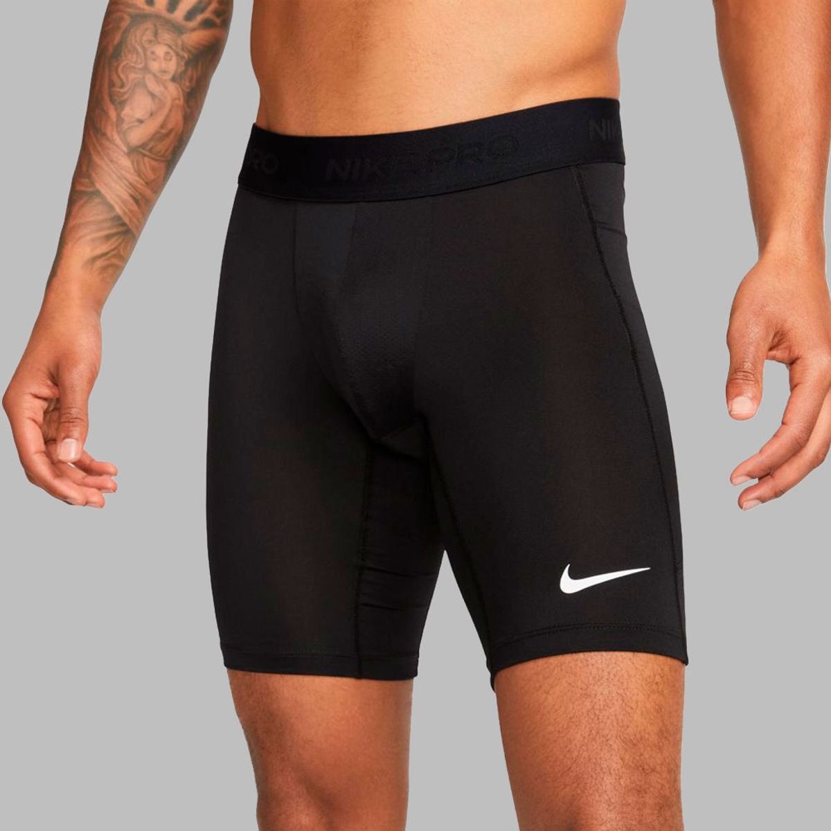NIKE - Pantaloneta Nike Hombre M Np Dri-Fit Long  - Negro