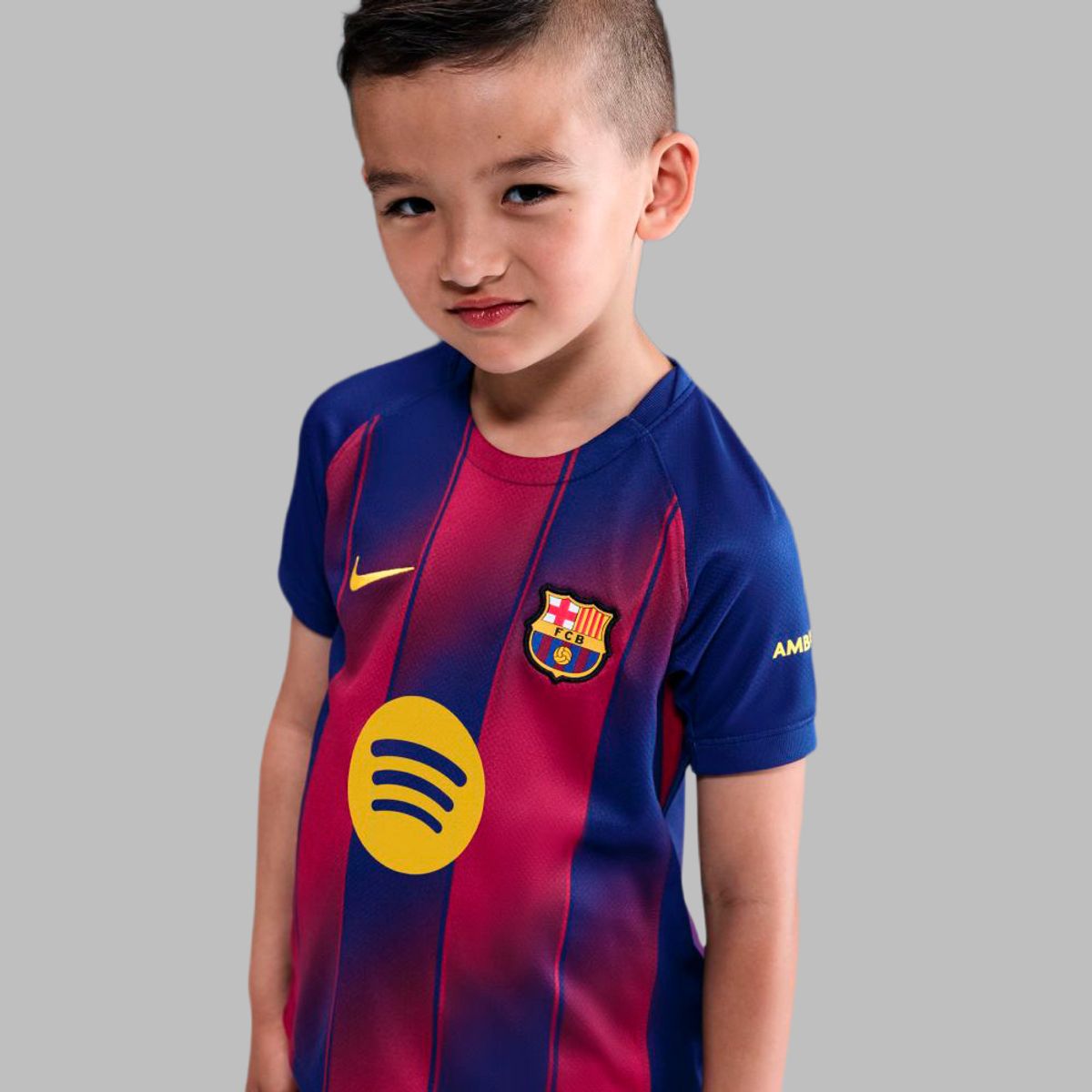 NIKE - Nike Kids FC Barcelona 25/26 Stadium Home - Azul - Rojo