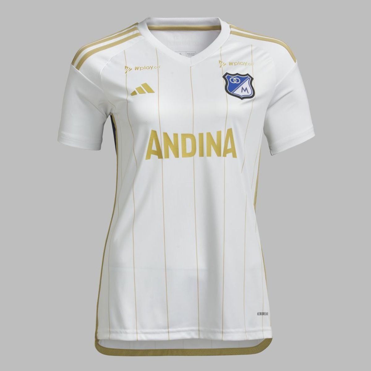 ADIDAS - Camiseta adidas Mujer Visitante Millonarios 2024 - Blanco
