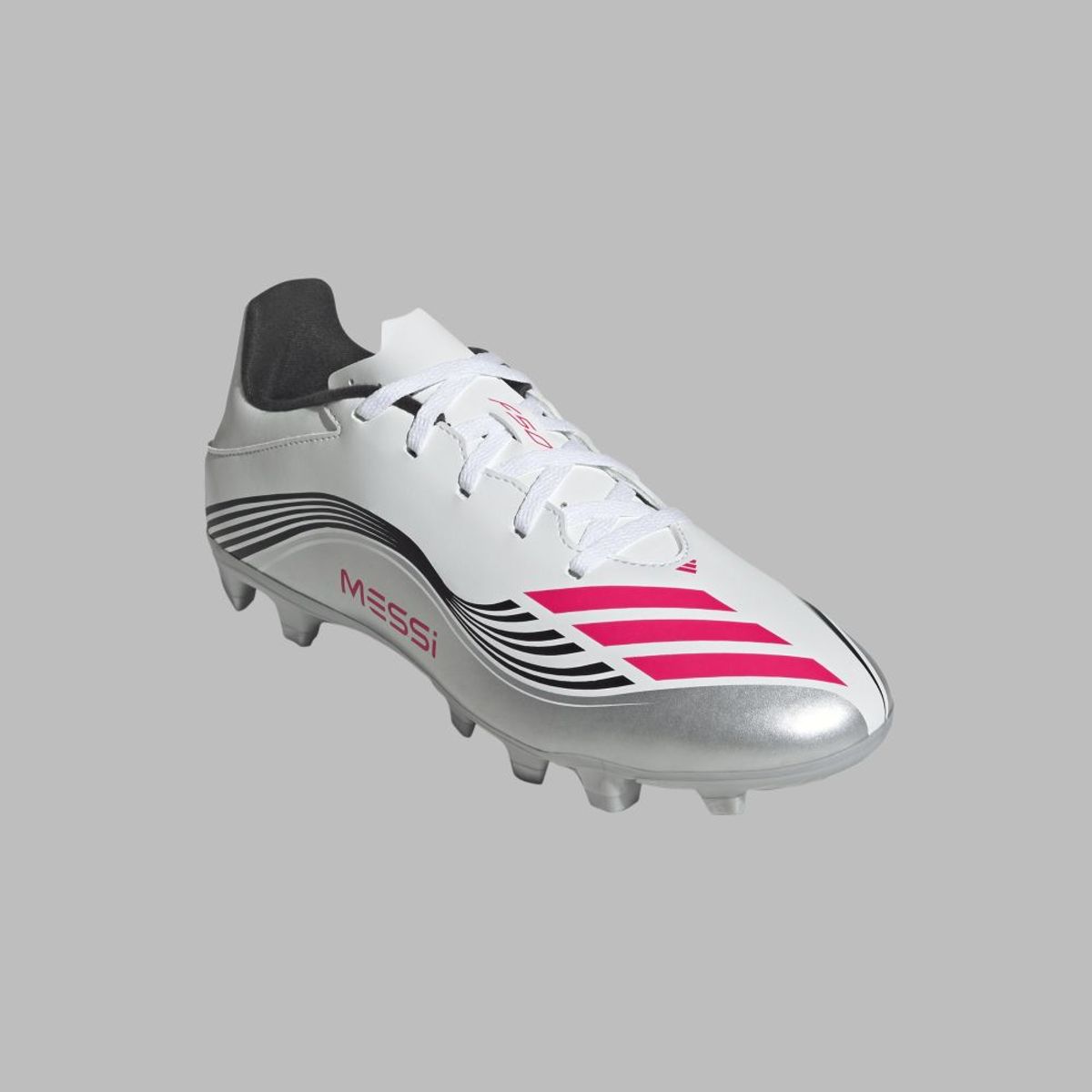 ADIDAS - Guayos adidas Hombre F50 Messi Club FG/MG -  Plateado