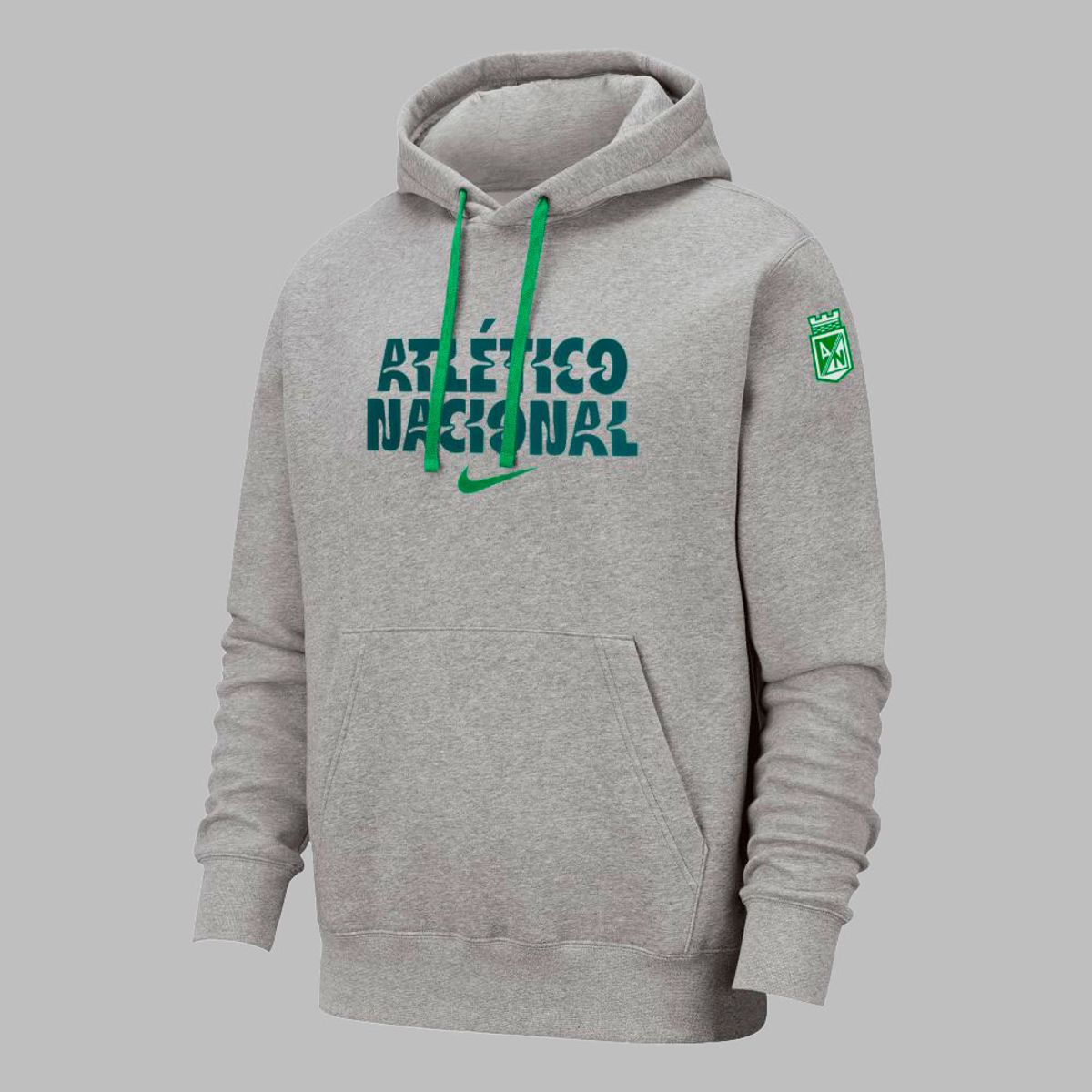 NIKE - Buzo Nike Atlético Nacional 2025-Gris-Verde