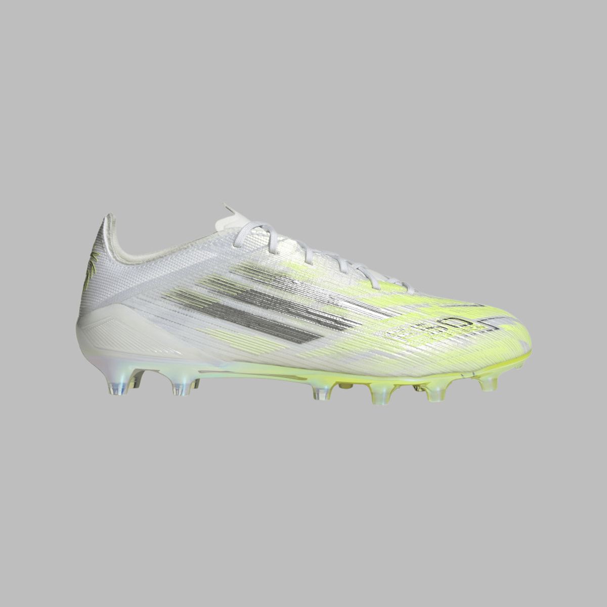 ADIDAS - Guayos adidas Mujer F50 SparkFusion Elite FG/MG - Blanco/Amarillo
