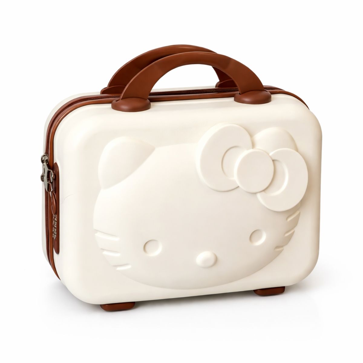 GENERICO - Maletín de Viaje Neceser Cosmetiquera Maleta Portátil Beige