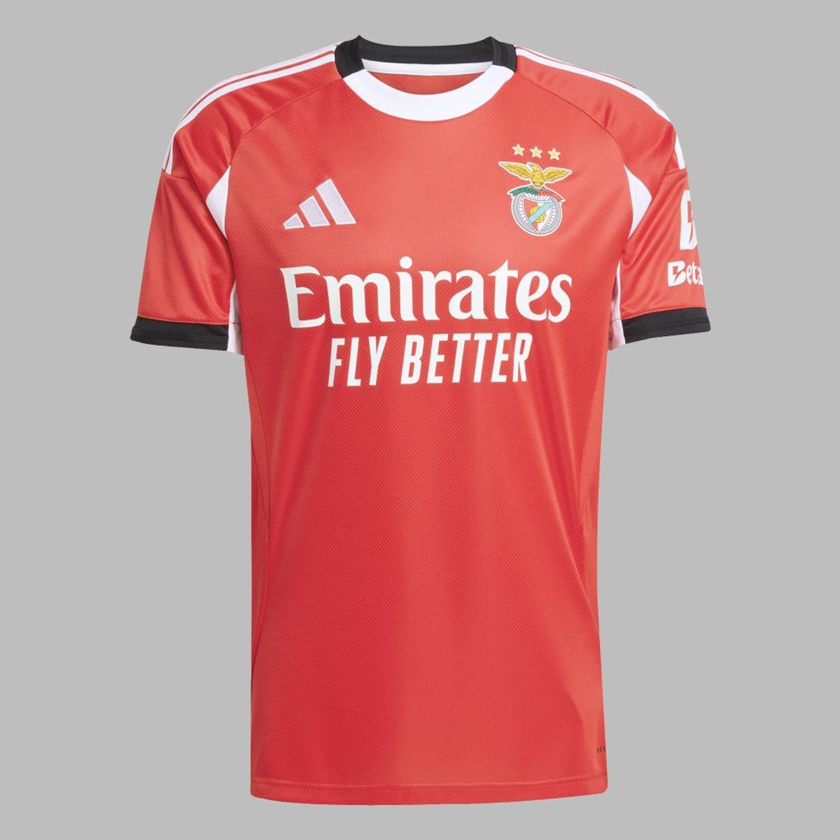 ADIDAS - Camiseta adidas Hombre local del Benfica 25 - Rojo - Blanco