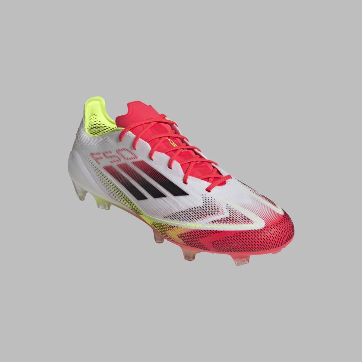 ADIDAS - Guayos adidas F50 Elite FG-Hombre-Blanco-Rojo