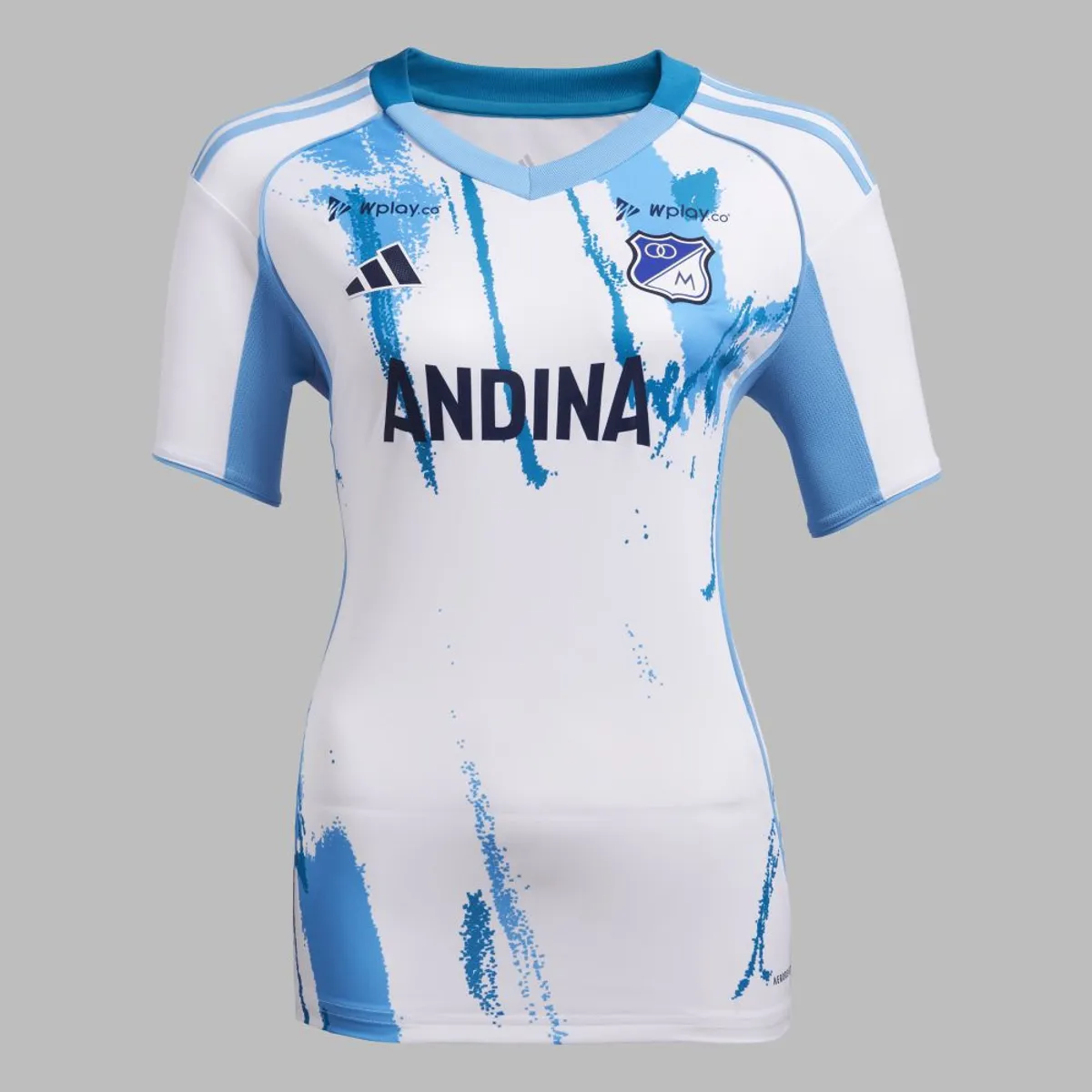 ADIDAS - Camiseta adidas Mujer Millonarios FC 2da 25 - Blanco - Azul