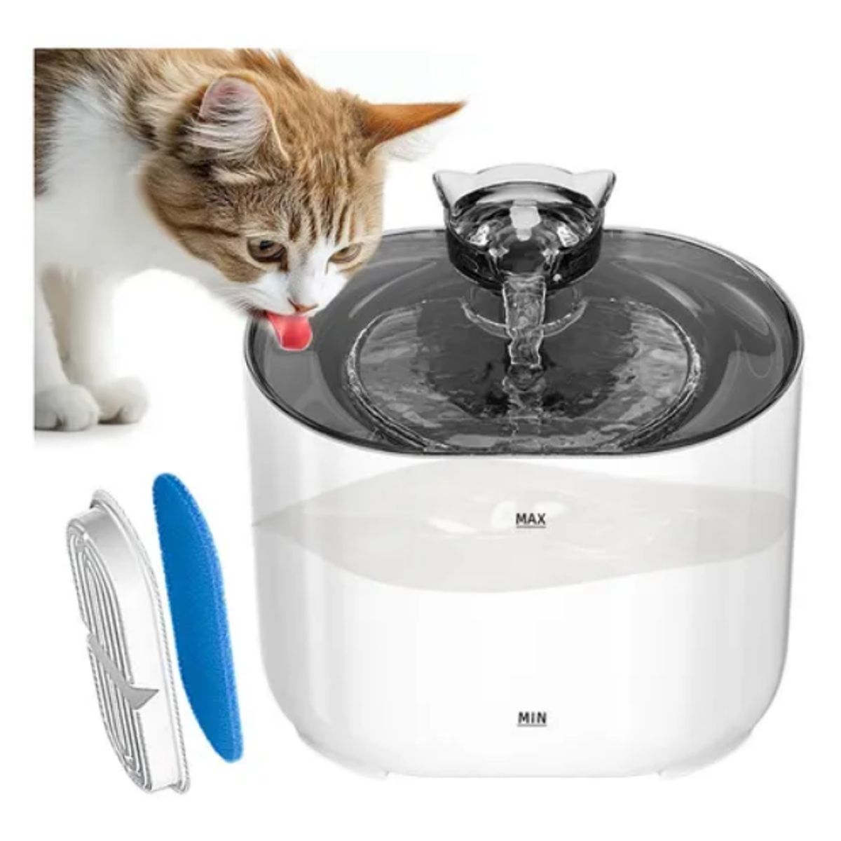 GENERICO - Fuente de agua para Gatos Inalambrica