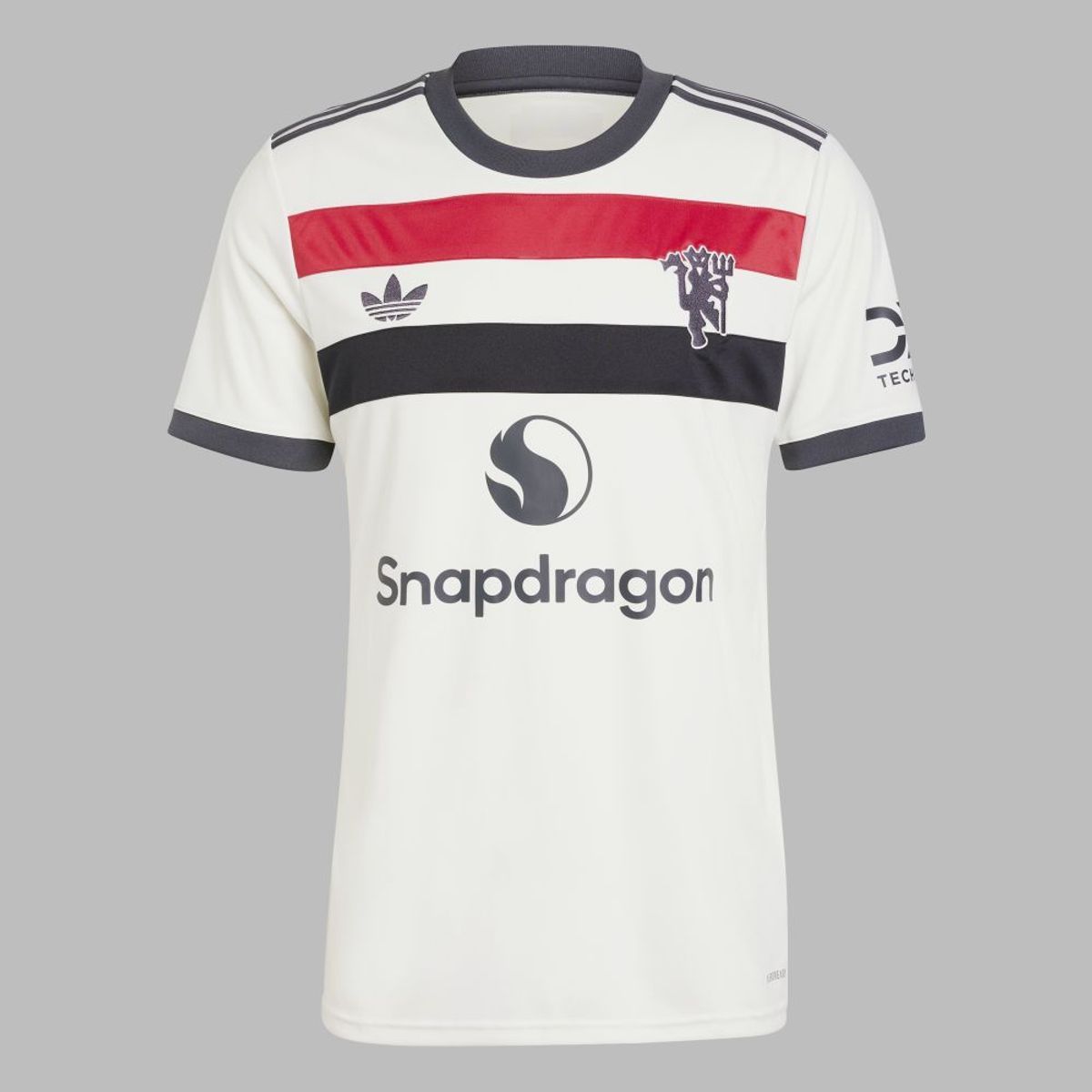 ADIDAS ORIGINALS - Camiseta Adidas Originals Hombre Manchester United 24/25 - Blanco - Fútbol - Uso casual y entrenamiento
