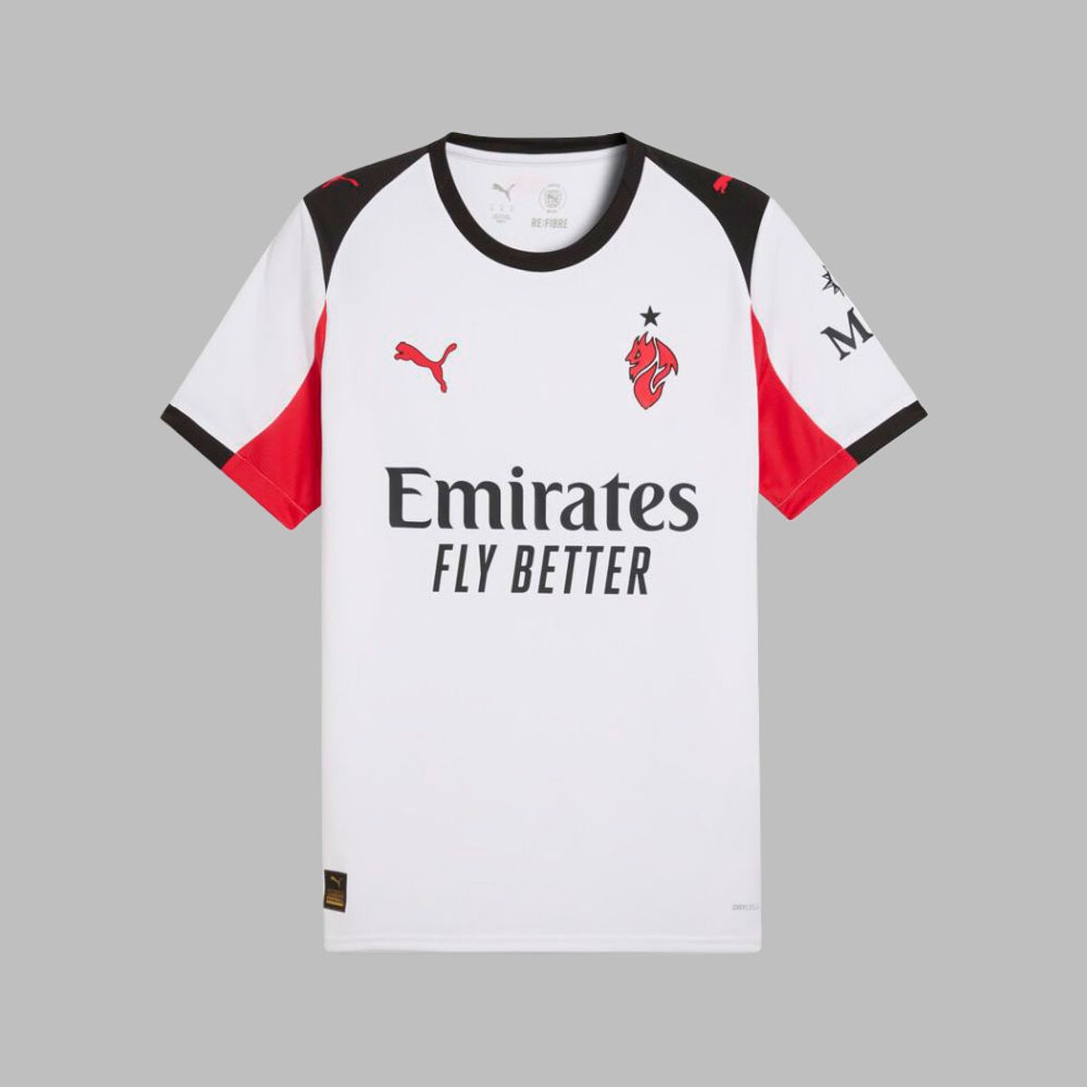 PUMA - Camiseta Puma Hombre Ac Milan 25/26 Visitante  -Blanco