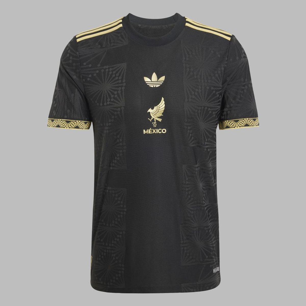 ADIDAS ORIGINALS - Camiseta adidas Hombre México Fmf Gold - Negro-Dorado