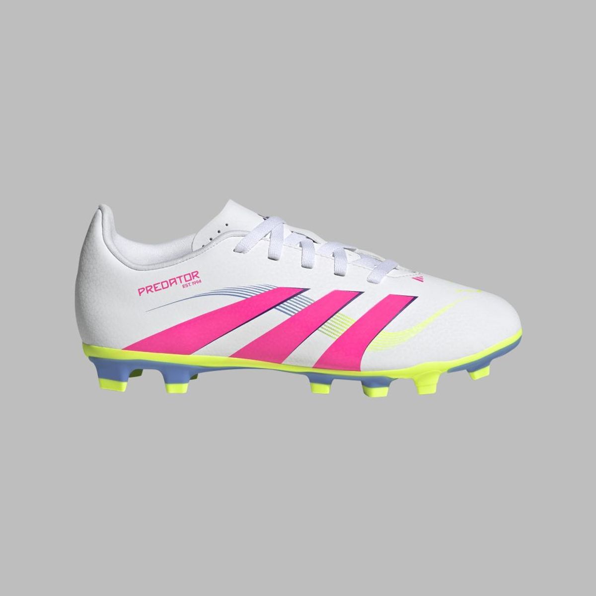 ADIDAS - Guayos adidas Kids Predator Club FG/MG-Blanco/Rosa
