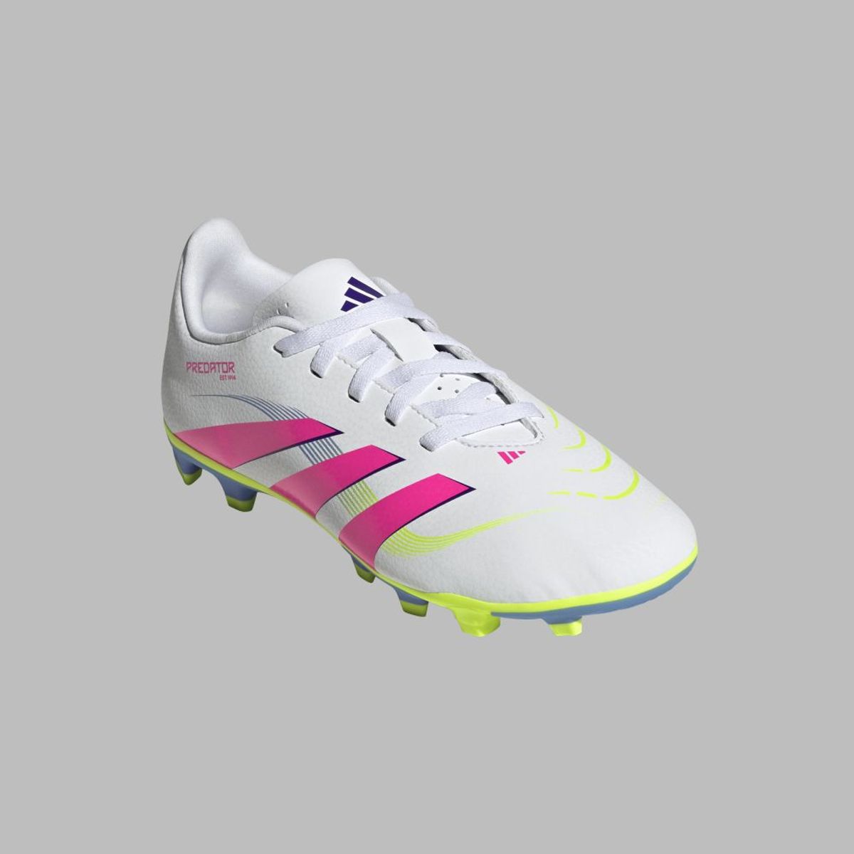 ADIDAS - Guayos adidas Kids Predator Club FG/MG-Blanco/Rosa